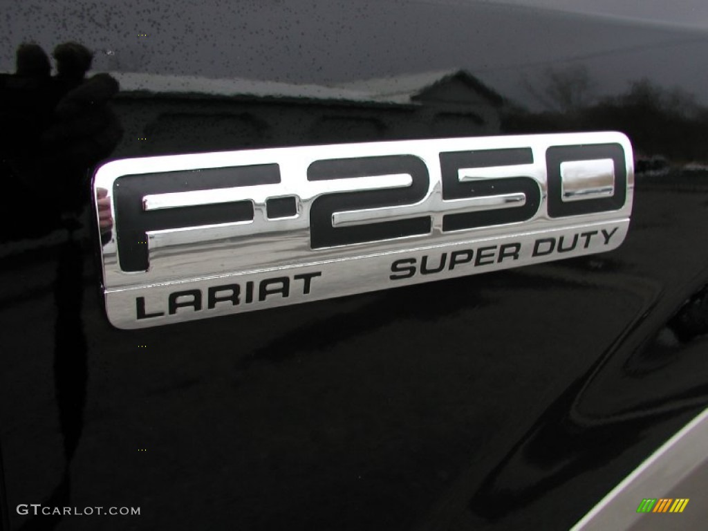 2007 F250 Super Duty Lariat Crew Cab 4x4 - Black / Tan photo #105