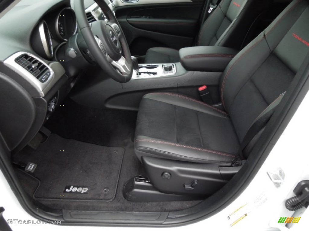Trailhawk Black/Red Stitching Interior 2013 Jeep Grand Cherokee Trailhawk 4x4 Photo #73994823