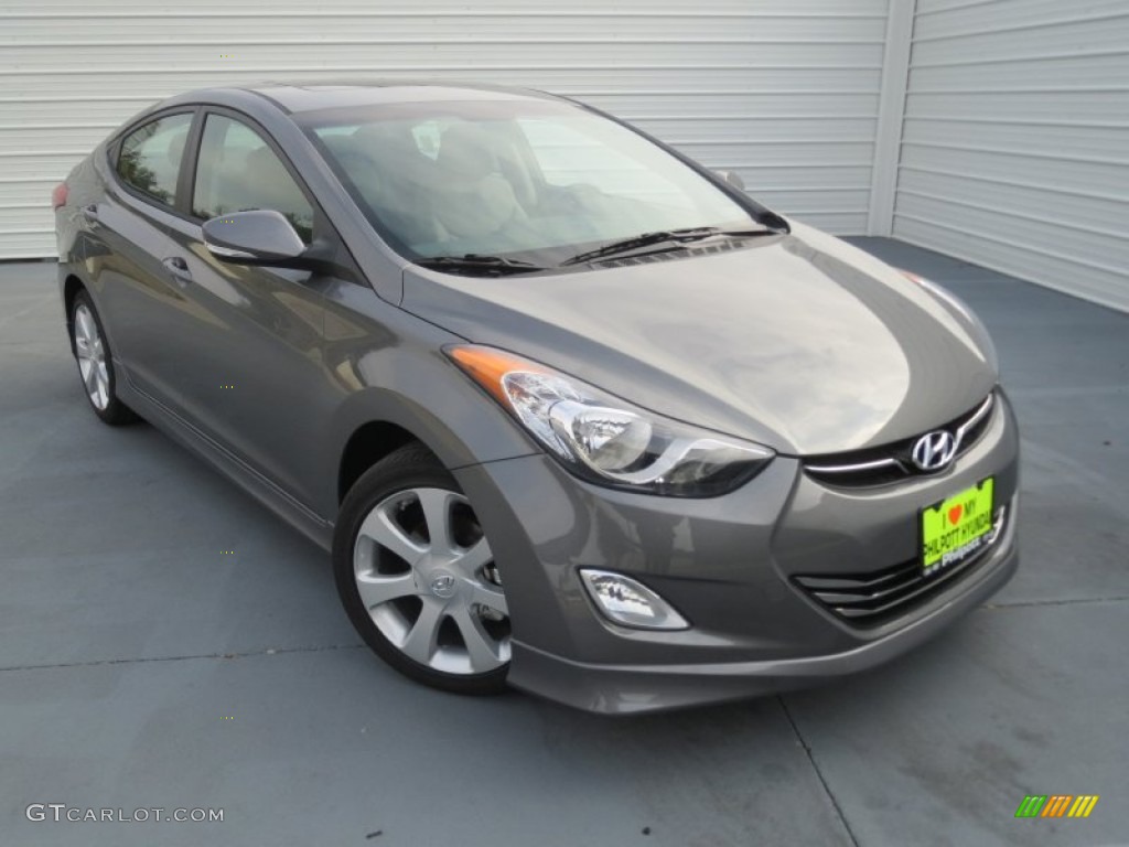 2013 Elantra Limited - Harbor Gray Metallic / Gray photo #1