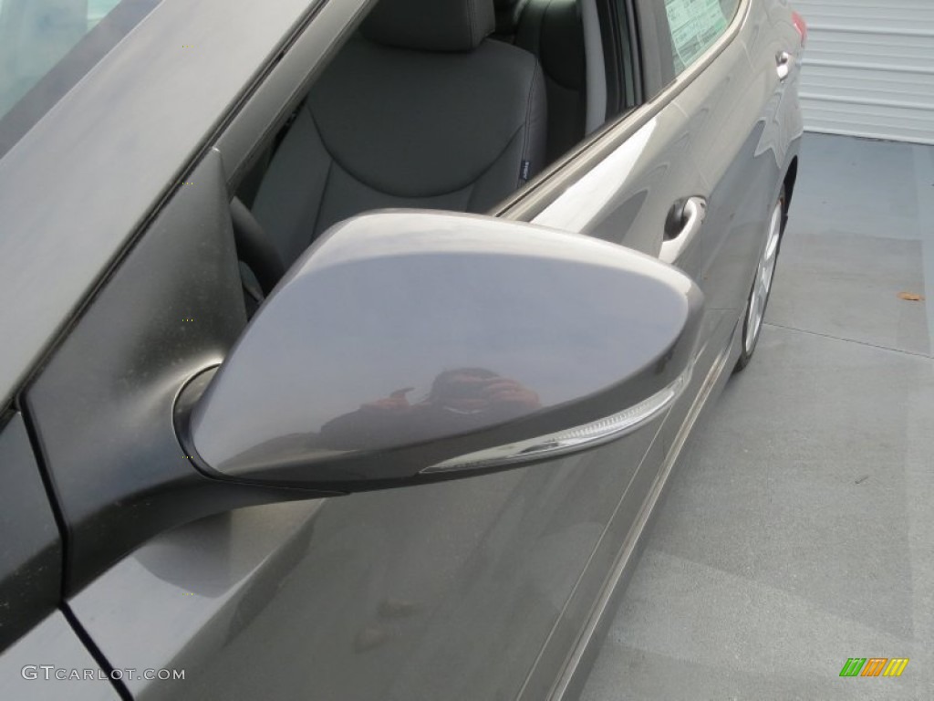2013 Elantra Limited - Harbor Gray Metallic / Gray photo #11