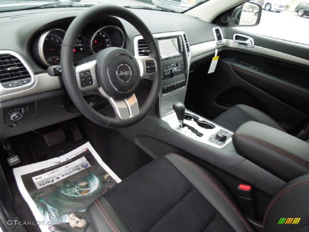 Trailhawk Black Red Stitching Interior 2013 Jeep Grand