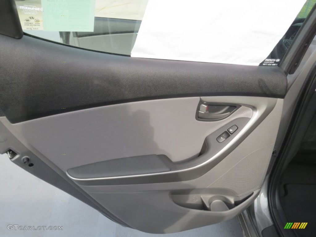 2013 Elantra Limited - Harbor Gray Metallic / Gray photo #18