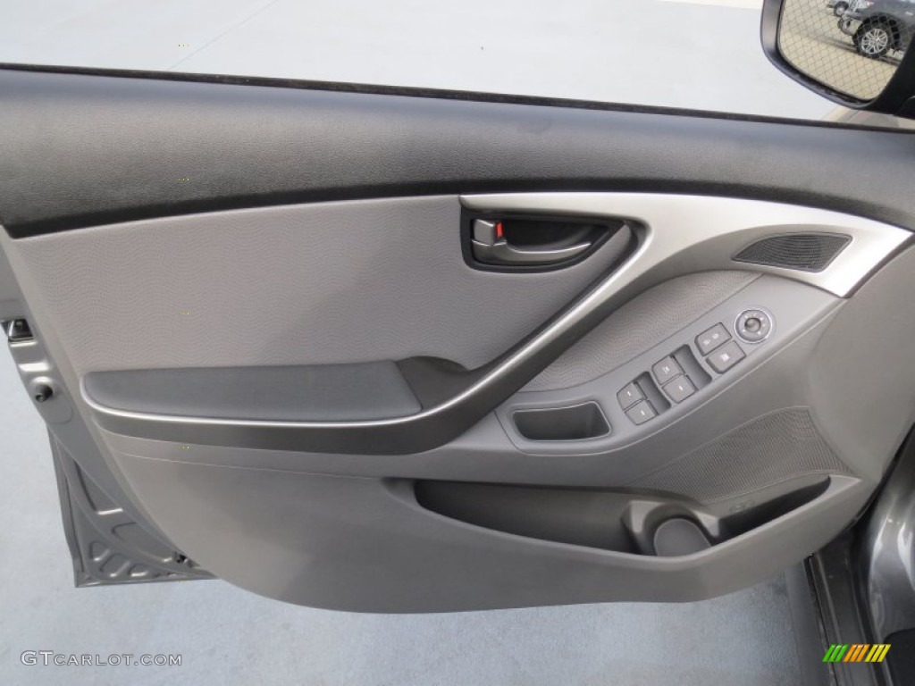 2013 Elantra Limited - Harbor Gray Metallic / Gray photo #21