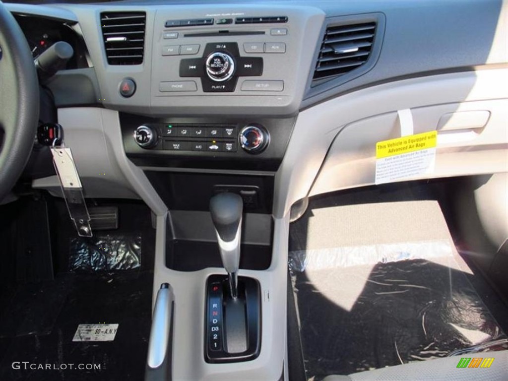 2012 Civic EX Coupe - Rallye Red / Gray photo #6