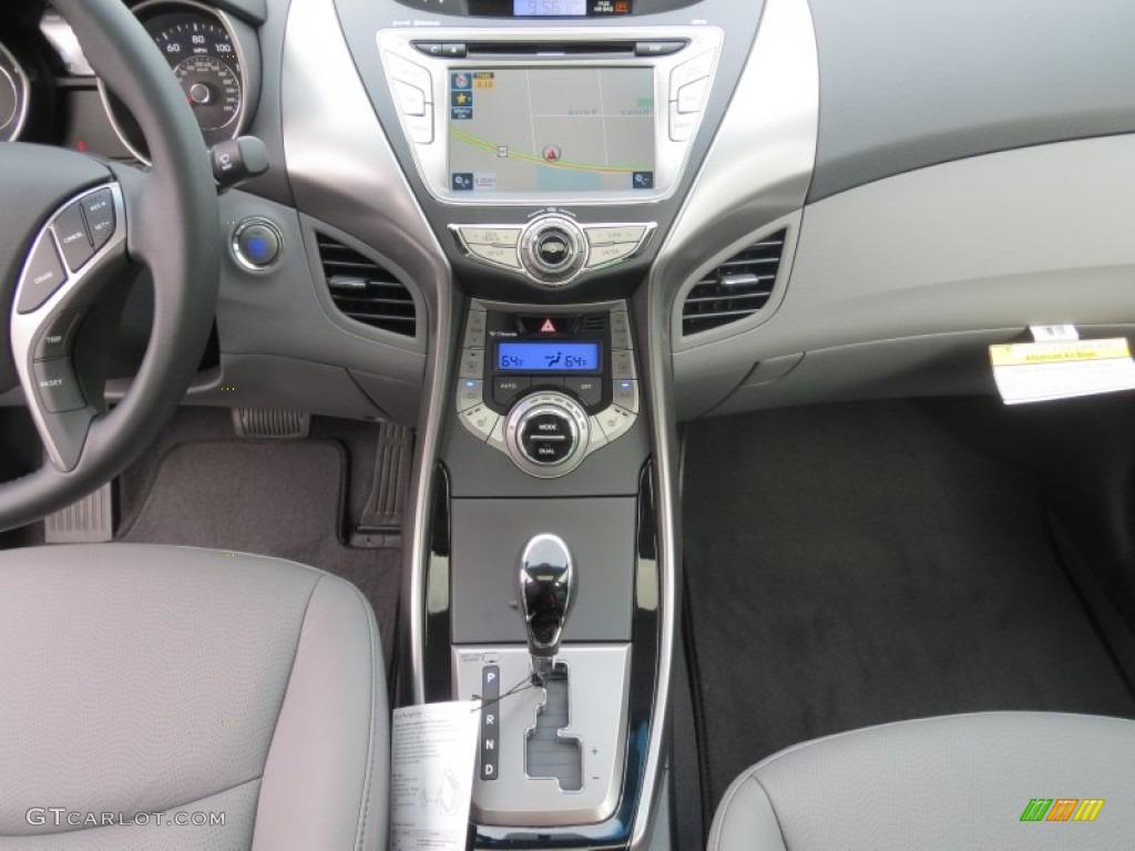2013 Elantra Limited - Harbor Gray Metallic / Gray photo #26