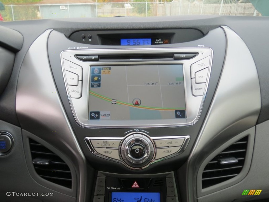 2013 Elantra Limited - Harbor Gray Metallic / Gray photo #27