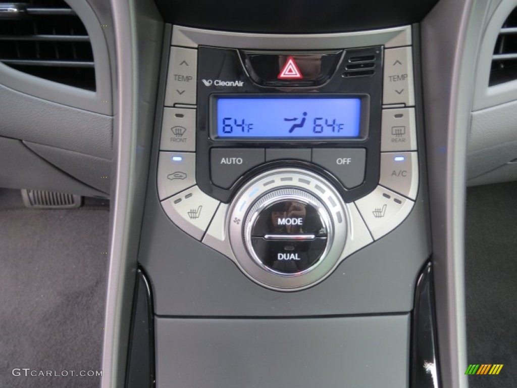 2013 Elantra Limited - Harbor Gray Metallic / Gray photo #28