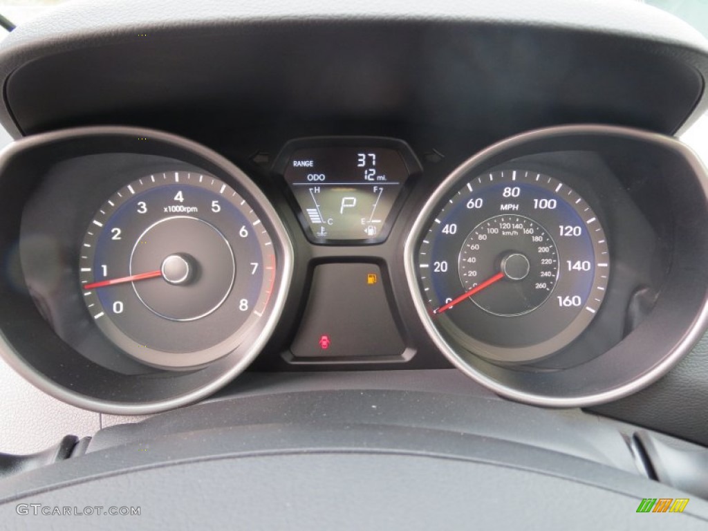 2013 Elantra Limited - Harbor Gray Metallic / Gray photo #31