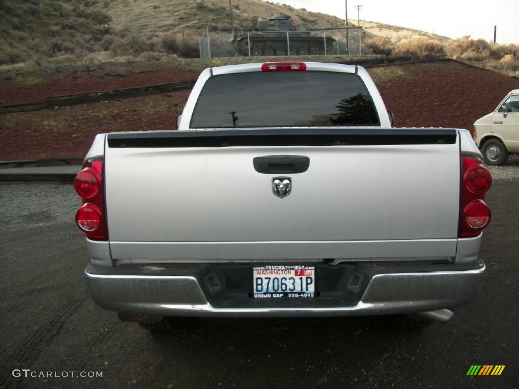 2008 Ram 1500 ST Regular Cab - Bright Silver Metallic / Medium Slate Gray photo #3