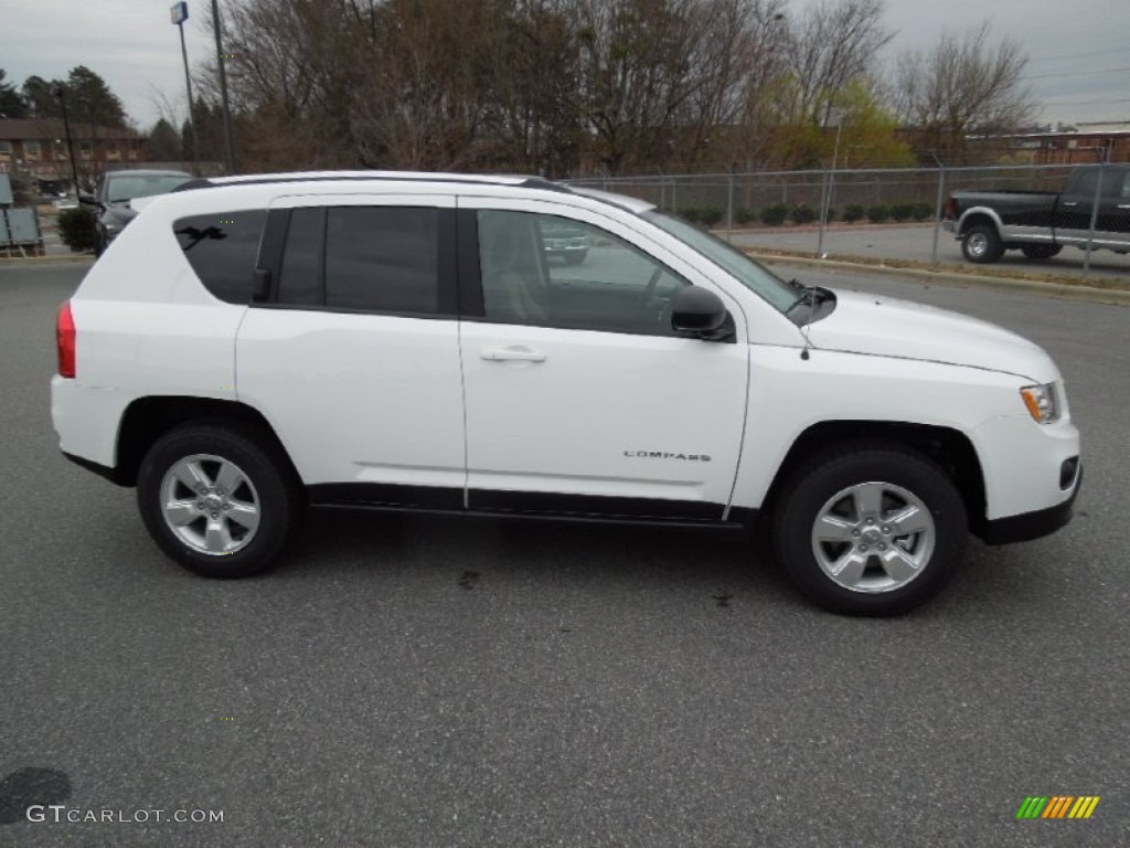 Bright White 2013 Jeep Compass Latitude Exterior Photo #73996110