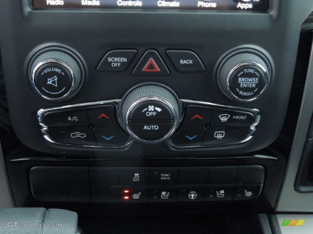 2013 Ram 1500 Sport Crew Cab 4x4 Controls Photo #73996975