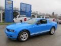 2012 Grabber Blue Ford Mustang V6 Coupe  photo #1