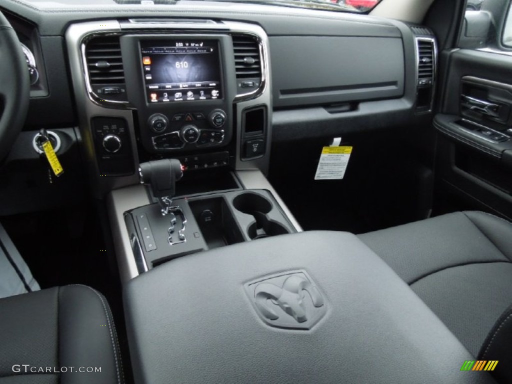 2013 Ram 1500 Sport Crew Cab 4x4 Black Dashboard Photo #73997151