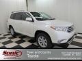 2013 Blizzard White Pearl Toyota Highlander SE  photo #1