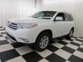 2013 Blizzard White Pearl Toyota Highlander SE  photo #3