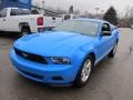 2012 Grabber Blue Ford Mustang V6 Coupe  photo #10