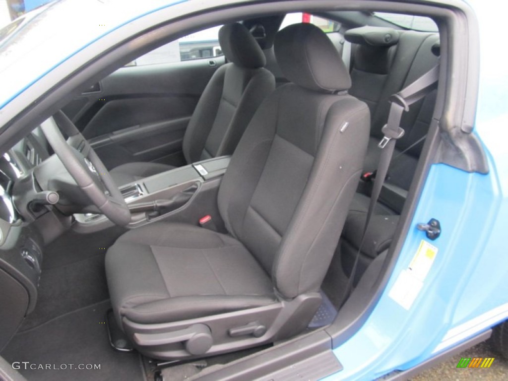 Charcoal Black Interior 2012 Ford Mustang V6 Coupe Photo #73997400