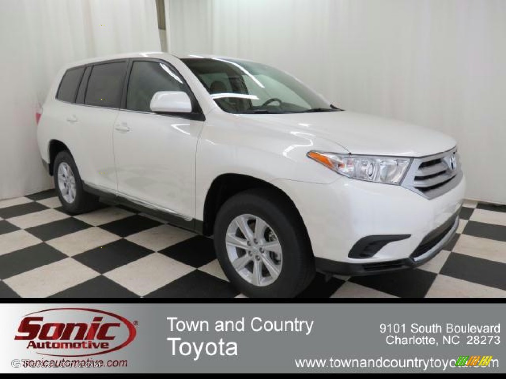 2013 Highlander  - Blizzard White Pearl / Sand Beige photo #1