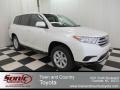 2013 Blizzard White Pearl Toyota Highlander   photo #1