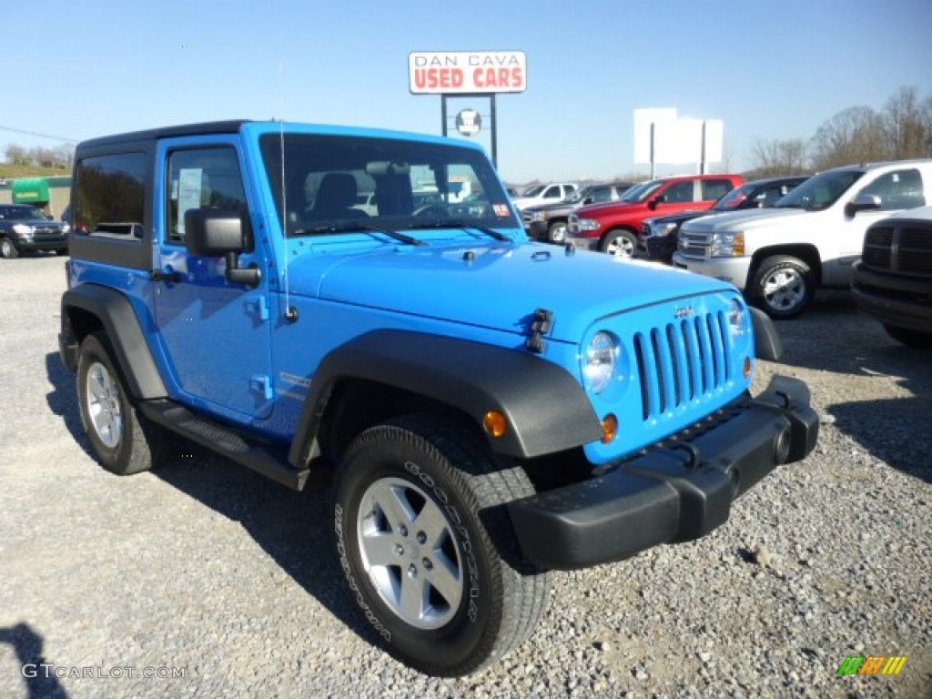 Cosmos Blue Jeep Wrangler