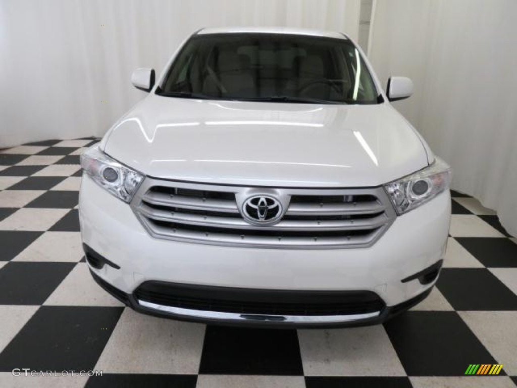2013 Highlander  - Blizzard White Pearl / Sand Beige photo #2