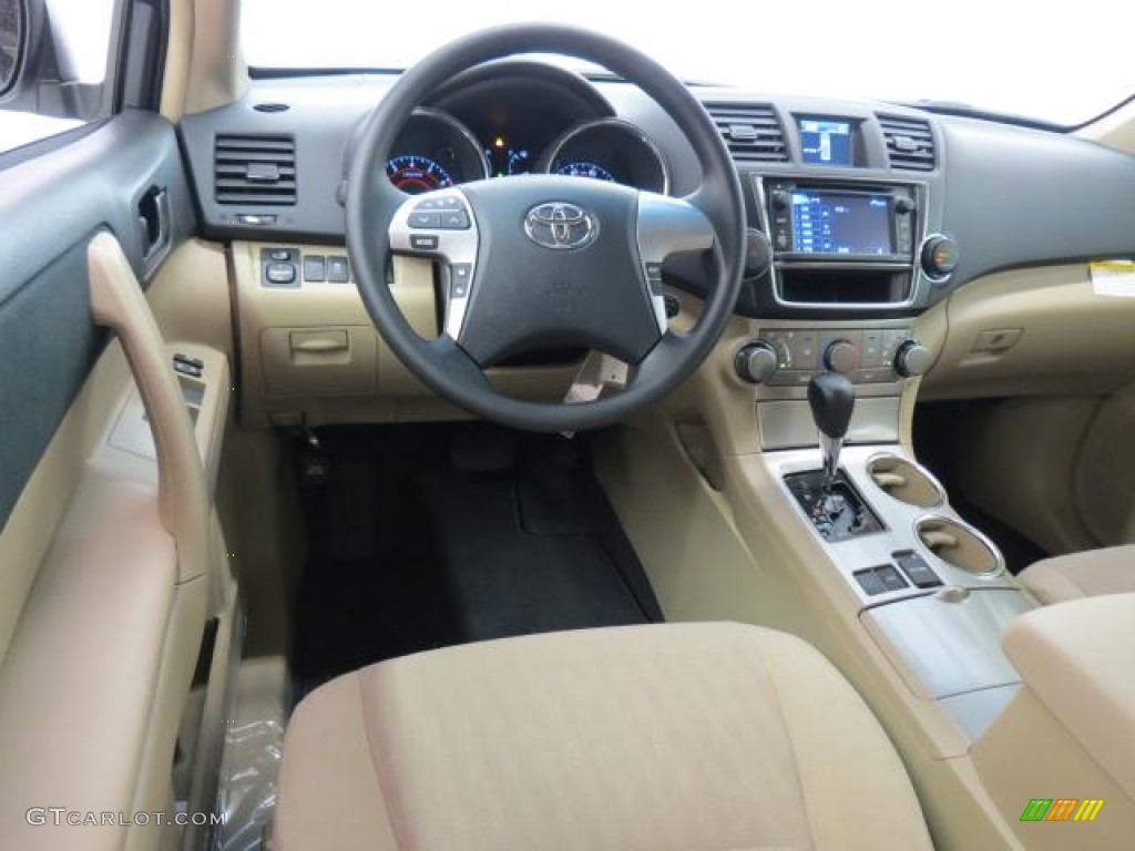 2013 Highlander  - Blizzard White Pearl / Sand Beige photo #5