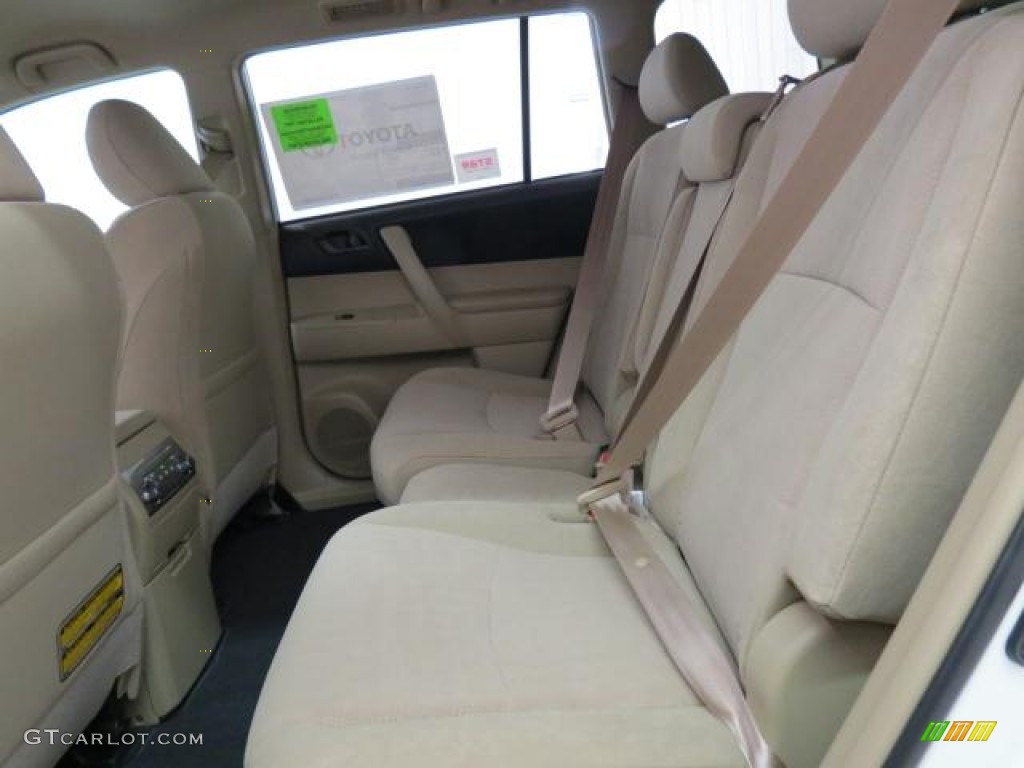 2013 Highlander  - Blizzard White Pearl / Sand Beige photo #6