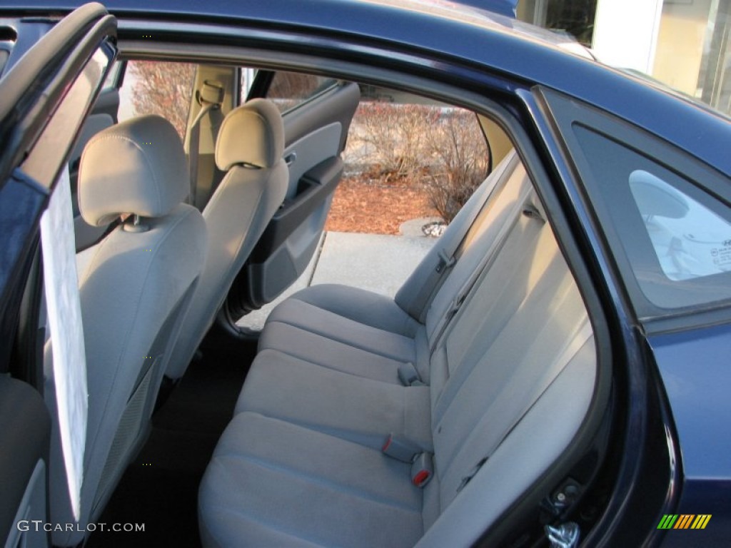 2009 Elantra SE Sedan - Regatta Blue / Gray photo #9
