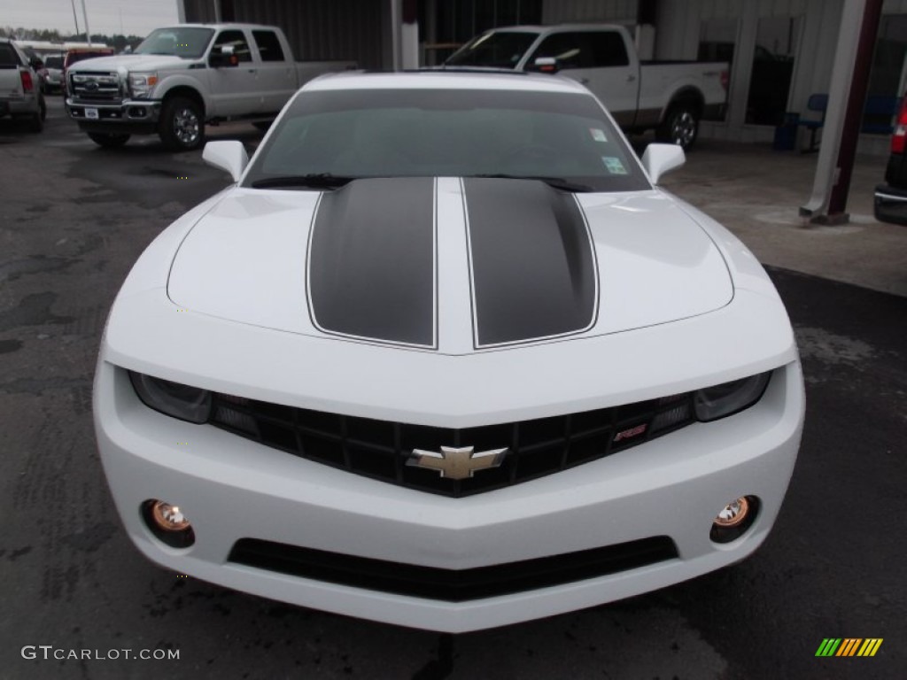 2010 Camaro LT/RS Coupe - Summit White / Beige photo #2