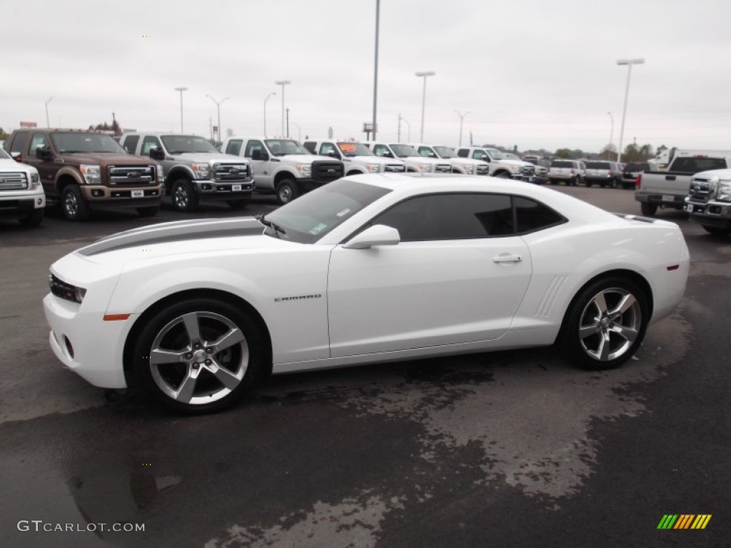 2010 Camaro LT/RS Coupe - Summit White / Beige photo #5