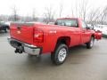 2013 Victory Red Chevrolet Silverado 3500HD WT Regular Cab 4x4 Plow Truck  photo #6