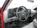Dark Titanium 2013 Chevrolet Silverado 3500HD WT Regular Cab 4x4 Plow Truck Dashboard