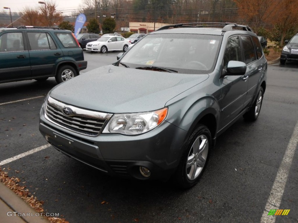 2009 Forester 2.5 X L.L.Bean Edition - Sage Green Metallic / Platinum photo #3
