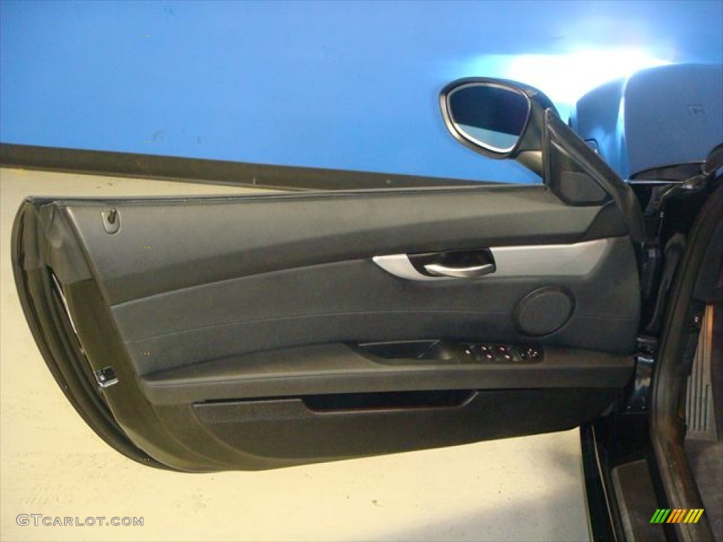 2010 BMW Z4 sDrive30i Roadster Black Door Panel Photo #74000285
