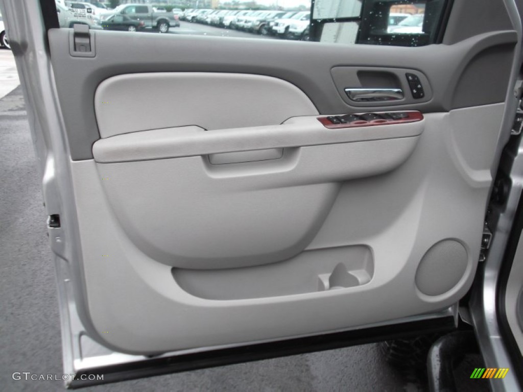 2011 Chevrolet Silverado 2500HD LTZ Crew Cab 4x4 Light Titanium/Dark Titanium Door Panel Photo #74001564