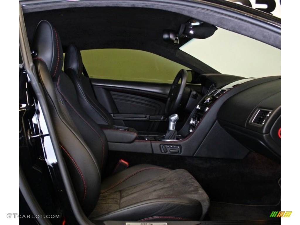 Obsidian Black Interior 2009 Aston Martin DBS Coupe Photo #74001894