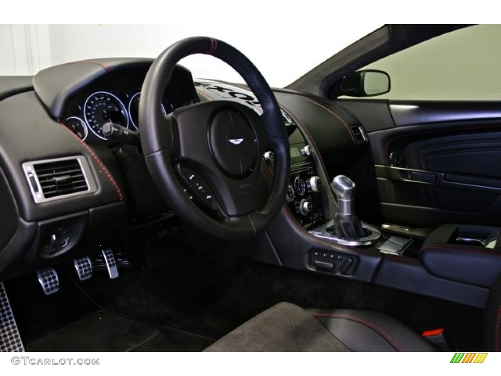 Obsidian Black Interior 2009 Aston Martin DBS Coupe Photo #74001984