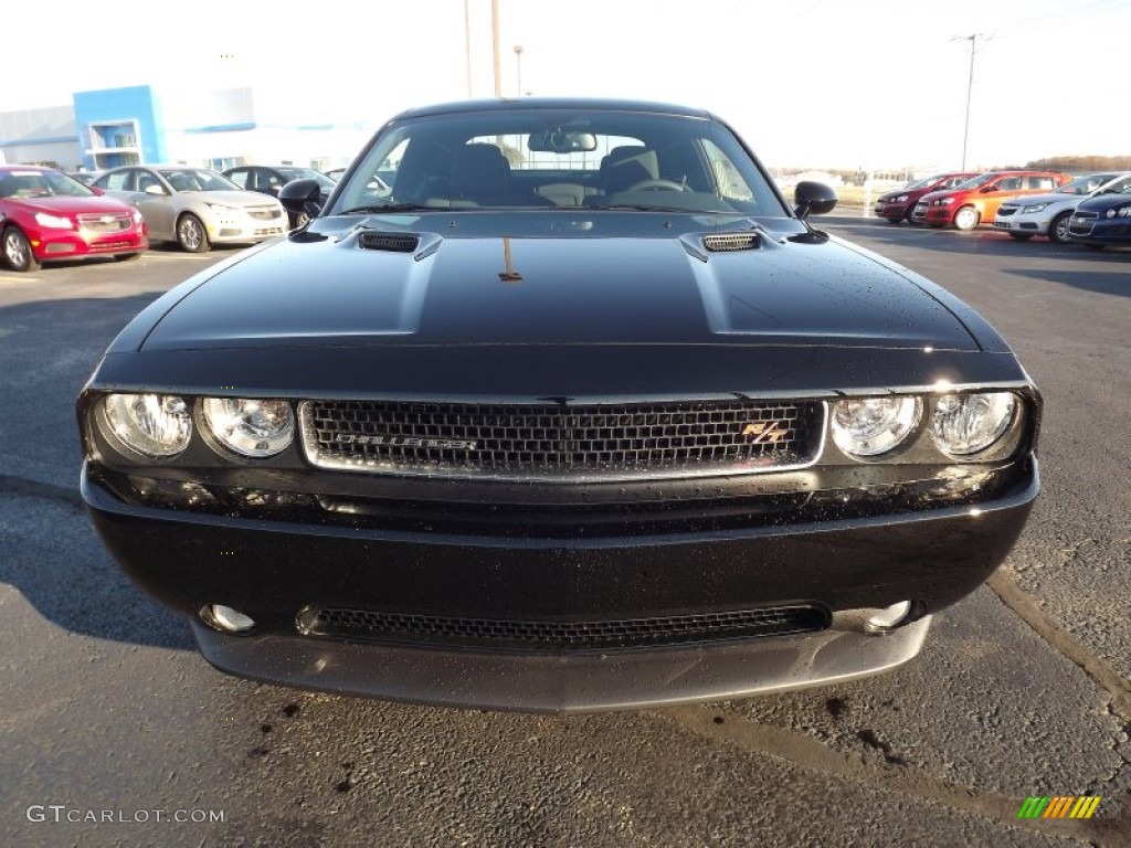 2013 Challenger R/T - Pitch Black / Dark Slate Gray photo #2