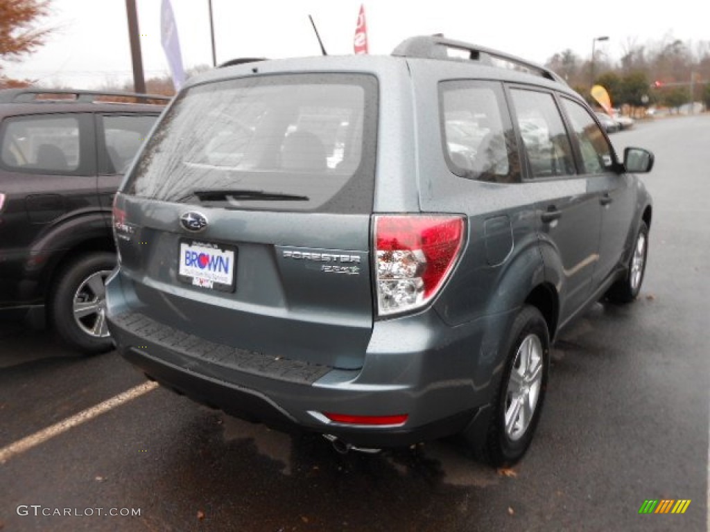 2013 Forester 2.5 X - Sage Green Metallic / Black photo #6