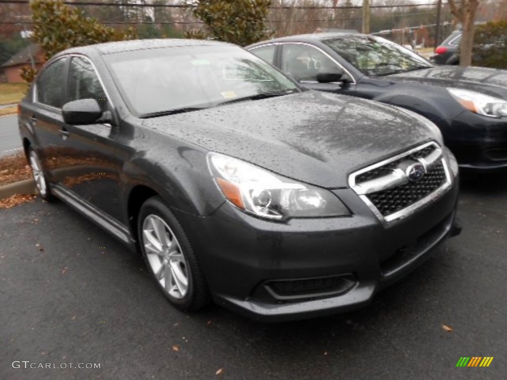 2013 Legacy 2.5i Premium - Graphite Gray Metallic / Black photo #1