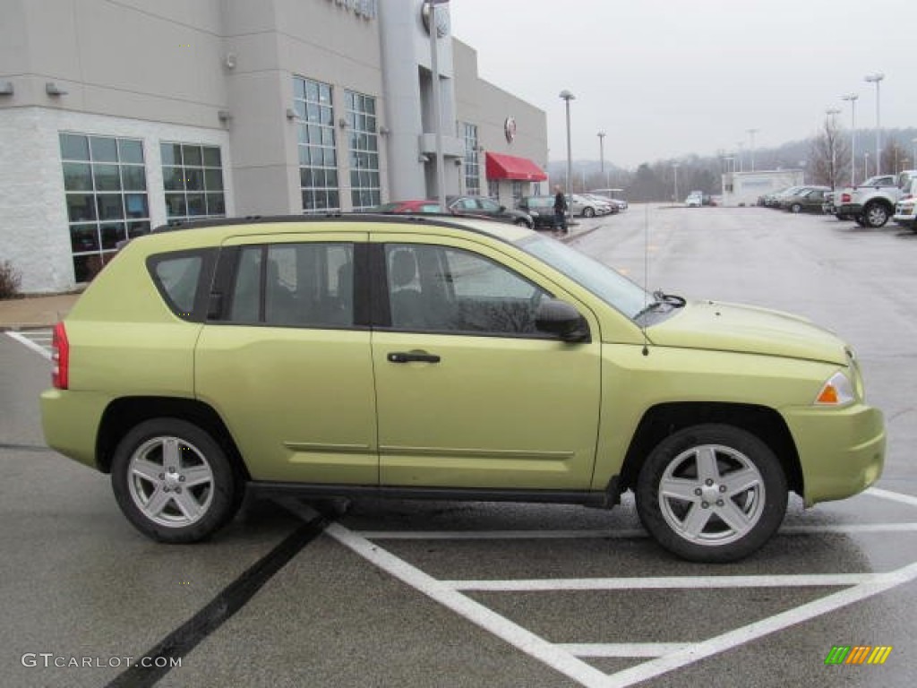 Optic Green Metallic 2010 Jeep Compass Sport 4x4 Exterior Photo #74003254