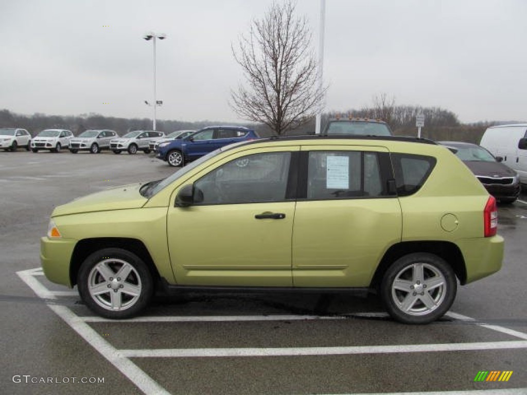 Optic Green Metallic 2010 Jeep Compass Sport 4x4 Exterior Photo #74003313