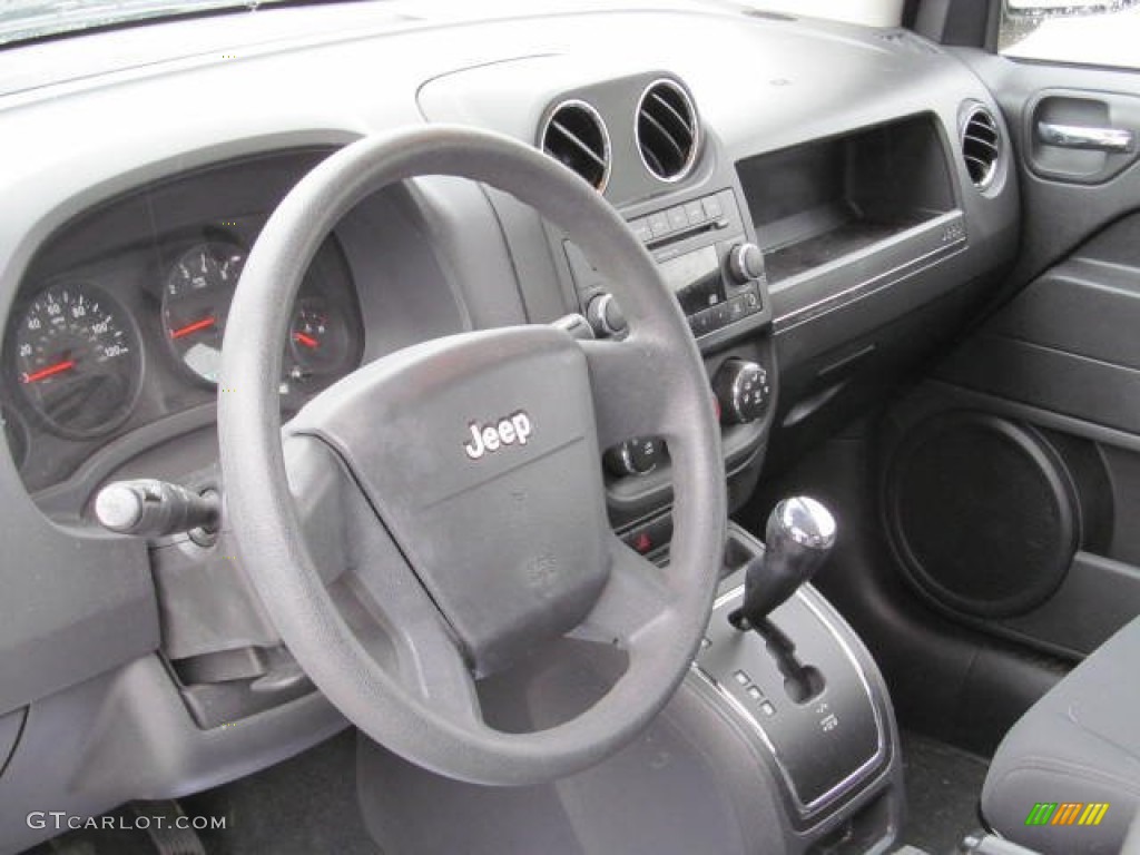 2010 Jeep Compass Sport 4x4 Dark Slate Gray Dashboard Photo #74003436