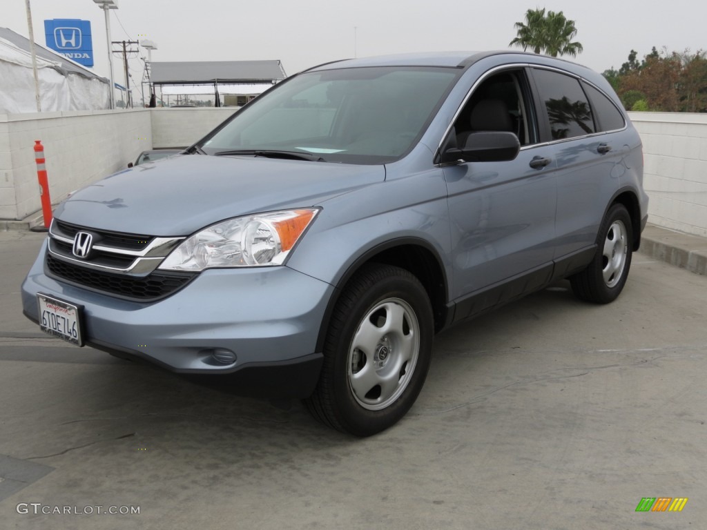 2011 CR-V LX - Glacier Blue Metallic / Gray photo #6