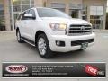 Arctic Frost Pearl 2008 Toyota Sequoia Platinum 4WD