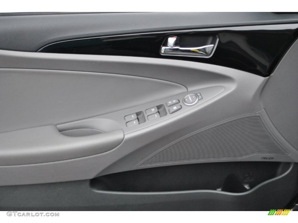 2011 Sonata Limited 2.0T - Midnight Black / Gray photo #11