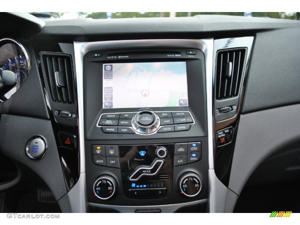 2011 Sonata Limited 2.0T - Midnight Black / Gray photo #13