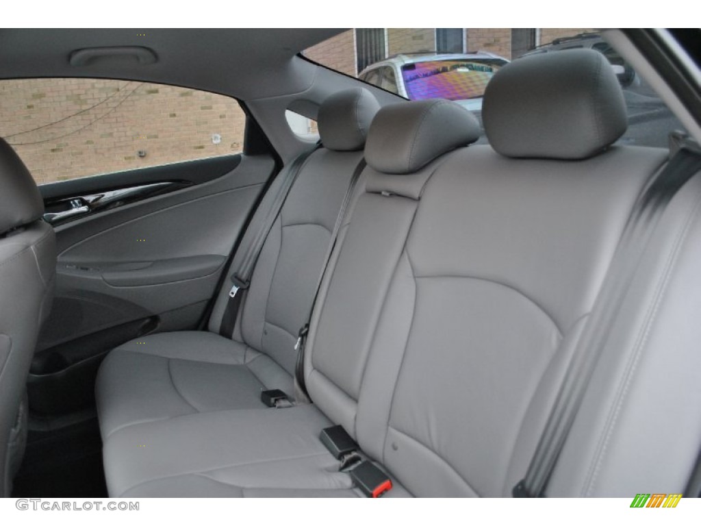 2011 Sonata Limited 2.0T - Midnight Black / Gray photo #15