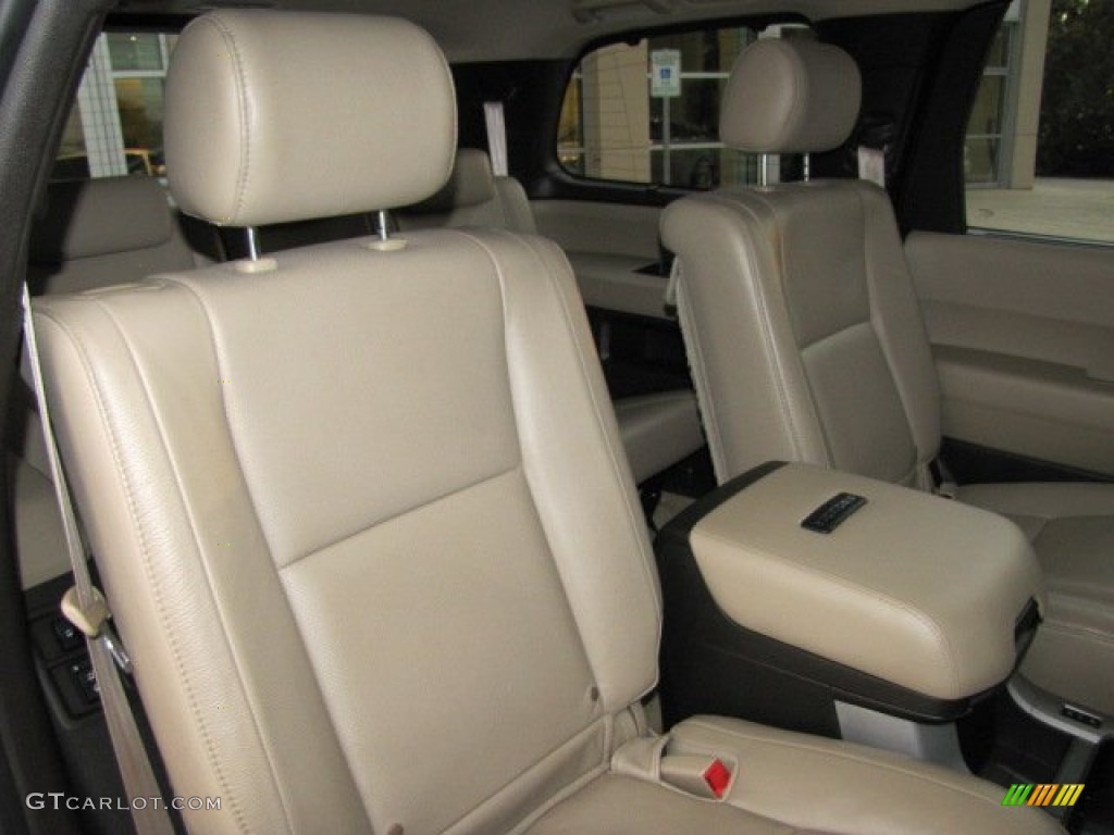 2008 Sequoia Platinum 4WD - Arctic Frost Pearl / Sand Beige photo #27