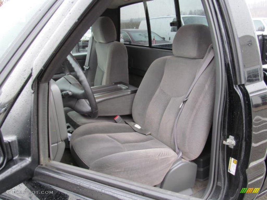 Dark Charcoal Interior 2006 Chevrolet Silverado 1500 Z71 Regular Cab 4x4 Photo #74006472
